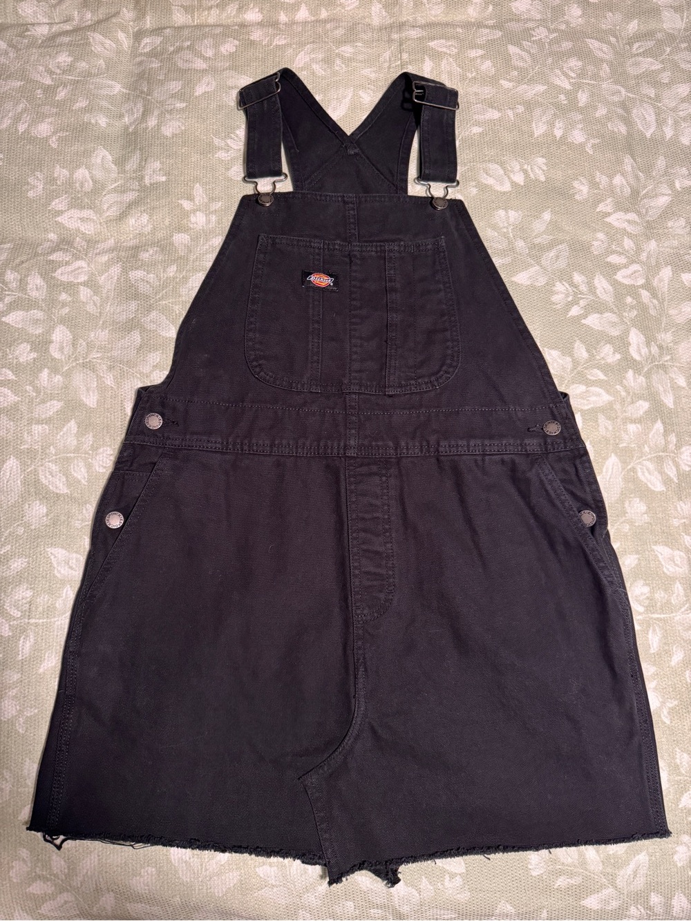 DIY Dickies Denim Overall Mini Dress